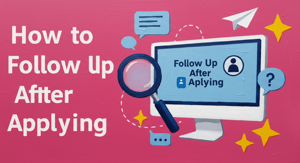 How to Follow Up After Applying
